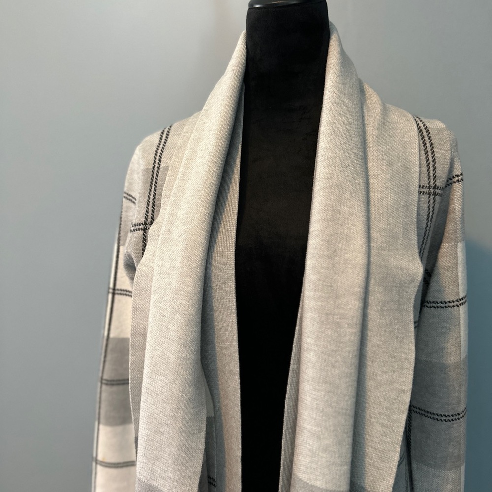 Long Sweater with Matching Detachable Scarf